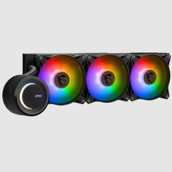 Enfriamiento liquido MSI MAG CORELIQUID E360 BLACK 3xFan ARGB 360mm Compatible AM5/LGA 1700