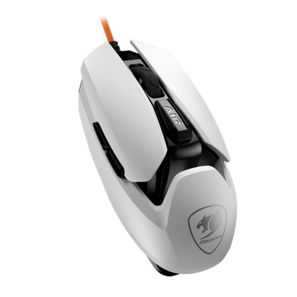 Mouse Cougar Air Blader Tournament Gamer Blanco USB  20000 DPI 6 Botones programables