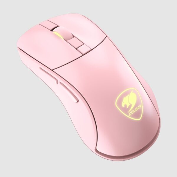 Mouse Cougar Surpassion RX Gamer Rosa Inalambrico 1000Hz hasta 20 horas recargable 7200DPI
