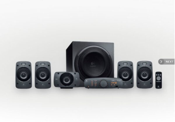 BOCINAS LOGITECH Z906 5.1 THX PERP 1000 WATTS RMS PC/MAC/MP3/IPOD/DVD
