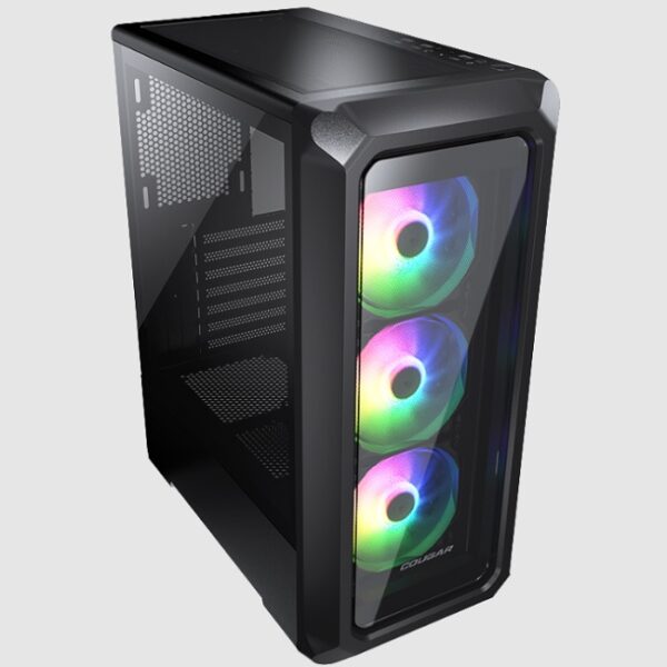Gabinete Cougar Archon 2 Cristal templado Negro RGB ATX 3Ventiladores