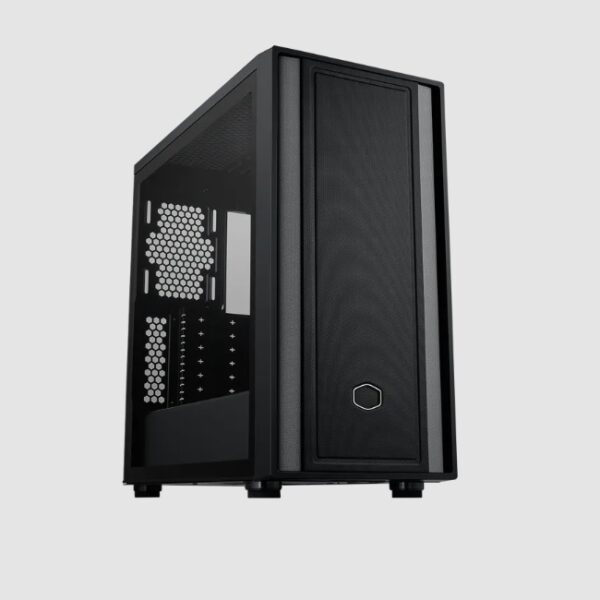 Gabinete Cooler Master MasterBox 600L V2 Media torre negro cristal 1xVentiladores Mini ITX / Micro ATX / ATX sin fuente