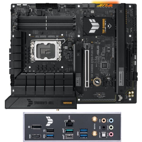 Tarjeta madre Asus TUF Gaming  B760-PLUS Wifi socket 1700 Gen 12/13/14 4xDDR5 HDMI DP ATX