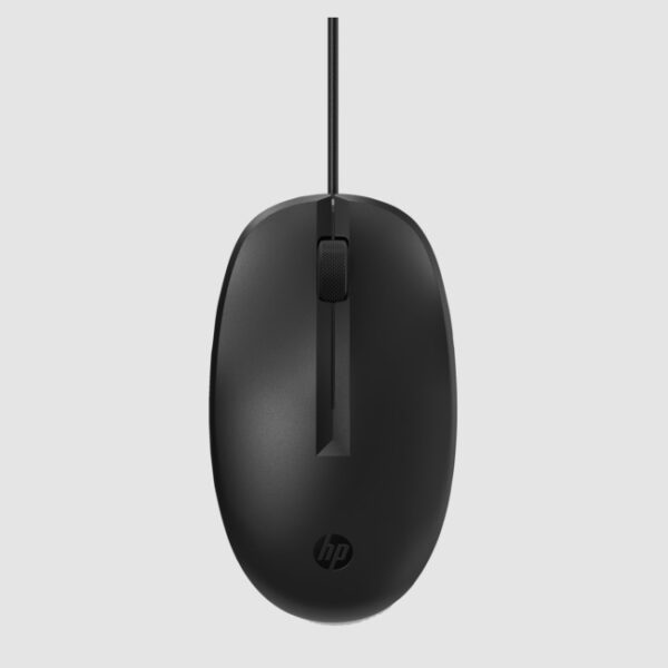 Mouse HP  óptico  con cable negro