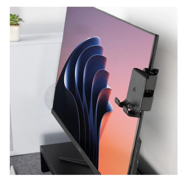 Soporte de Escritorio Acteck  de Celular para Monitor o Laptop Vault Wing SC406 Advanced Series Negro