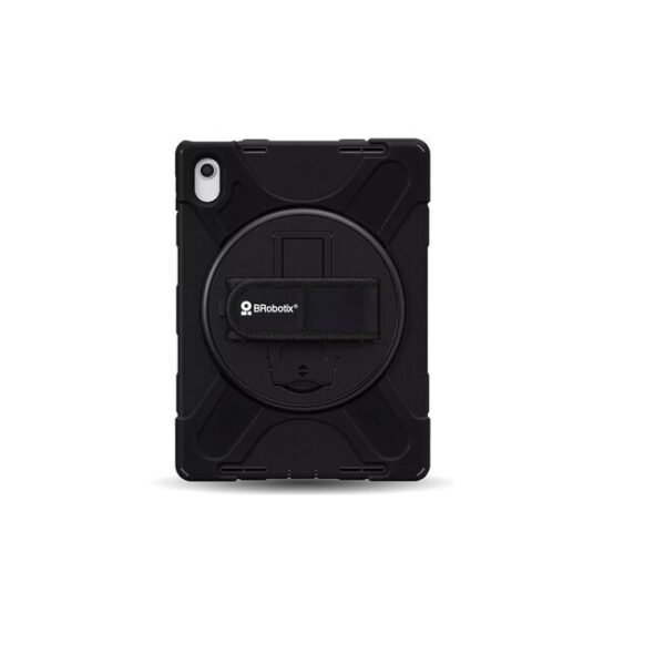 Funda Brobotix de uso rudo y giro 360 para IPAD 11 A16  11va Generación 2025 compatible con A3354 iPAD A16  A3355 iPAD A16  A3356 iPAD A16 406016 color Negro