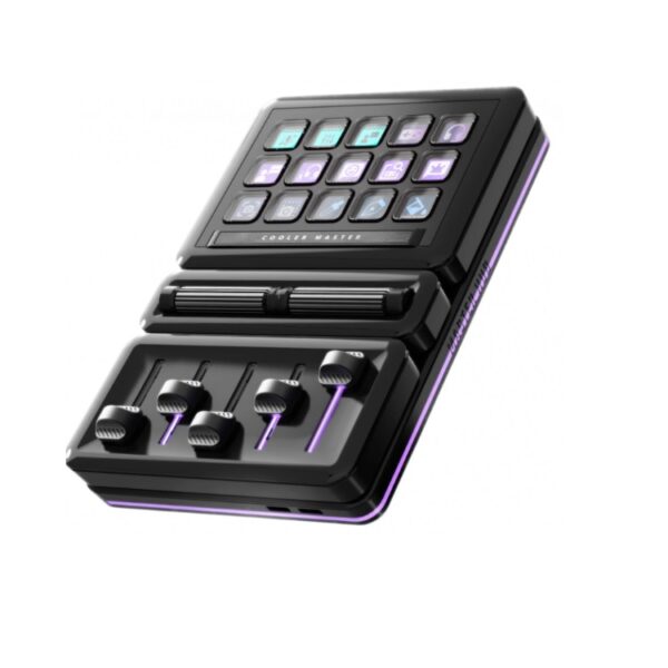 Stream Kit Cooler Master StreamHub Negro 4xUSB 3.0   Dimensiones 120x80x30mm Compatible con Windows y macOS MHSK13AA00