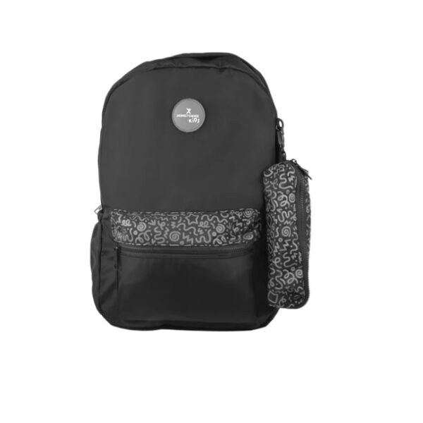 Mochila escolar Perfect Choice para niños  Groovy modelo PC-085102 color Negro