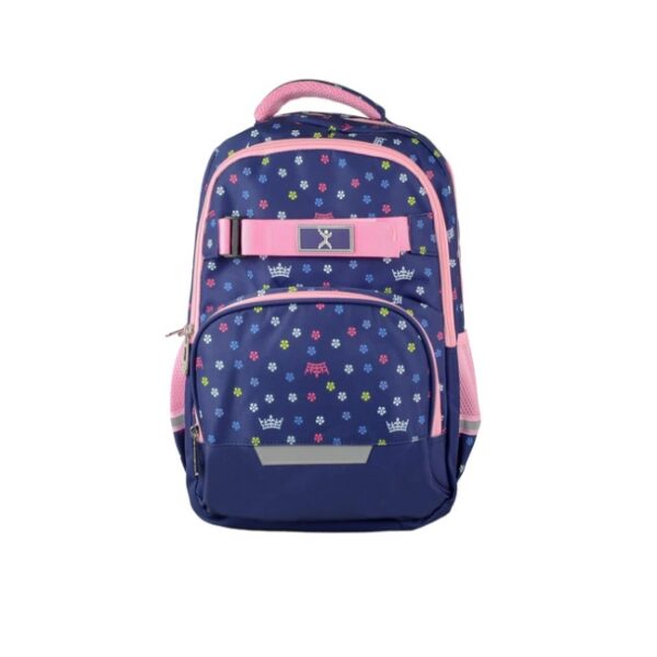 Mochila escolar Perfect Choice  para niños Arcade diseño de Flores modelo PC-085157