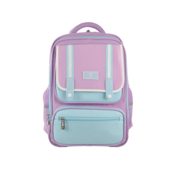 Mochila escolar Perfect Choice para niños Brumby  modelo PC-085171 color Rosa con Azul