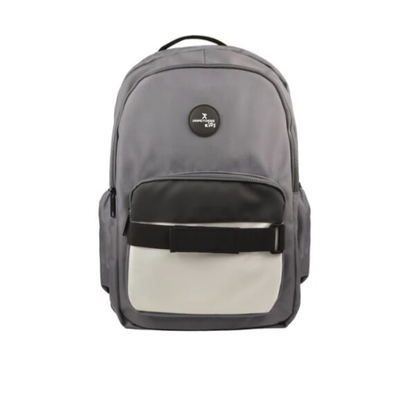 Mochila escolar Perfect Choice para niños Loopy modelo PC-085201 color Gris