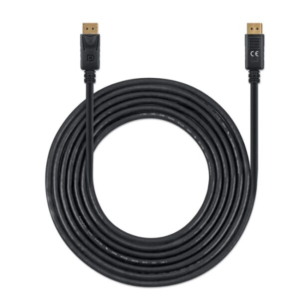 Cable Manhattan DisplayPort negro v1.4 M-M  3.0m  8K60Hz