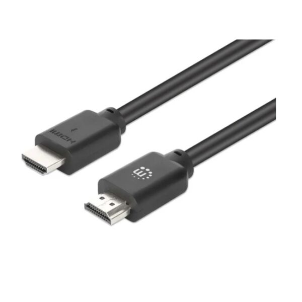 Cable Manhattan HDMI 1m 4K 60Hz 3D contactos chapados en oro  doble blindaje