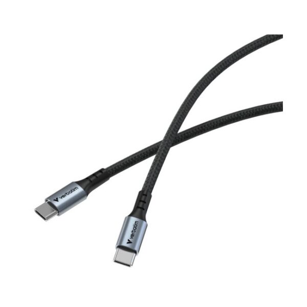 Cable de sincronizacion Verbatim carga USB-C 100W  modelo VB31846 color Negro de 120 cm