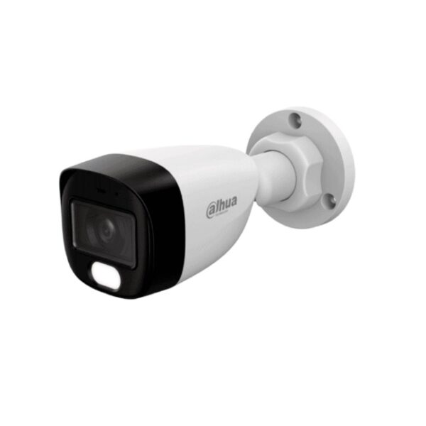 Camara dahua HAC-HFW1209CN-A-LED-S3 bullet full color 1080 p lente 2.8mm IR 30 m metalica exterior e interior 107.08 gds de apertura con microfono