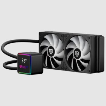 Enfriamiento Liquido Balam Rush Cryo Prism 240 Negro Display para monitoreo de temperatura ARGB 2x Vent 120 mm 270w