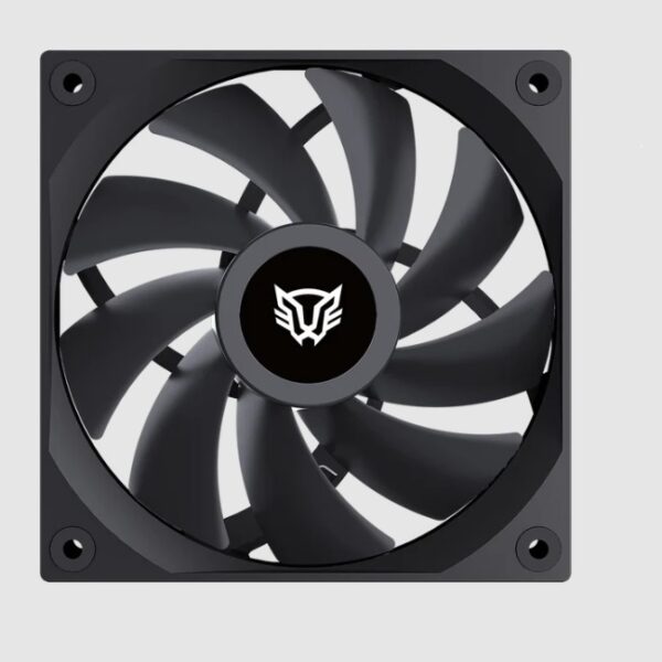 Ventilador Balam Rush Eolox Glaziar EXG77  Negro 0-2000 RPM  9 Aspas 120x120x25mm