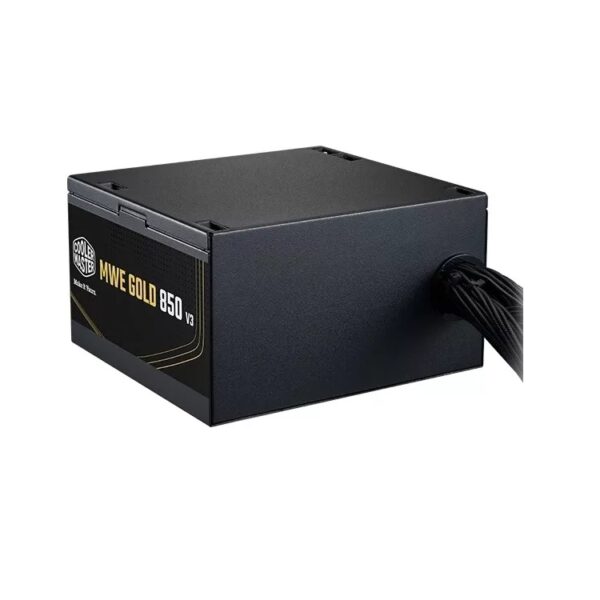Fuente de Poder Cooler Master MWE Negro 850W 80 PLUS Gold Velocidad Ventilador 2400 RPM  Dimensiones 140x150x86 mm ATX 12V Ver. 3.1 NO MODULAR