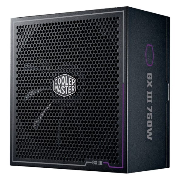 Fuente de Poder Cooler Master GX III Negro 750W 80 Plus Oro  Velocidad Ventilador 1900 RPM  Dimensiones 160x150x86 mm  MPX-7503-AFAG-BUS