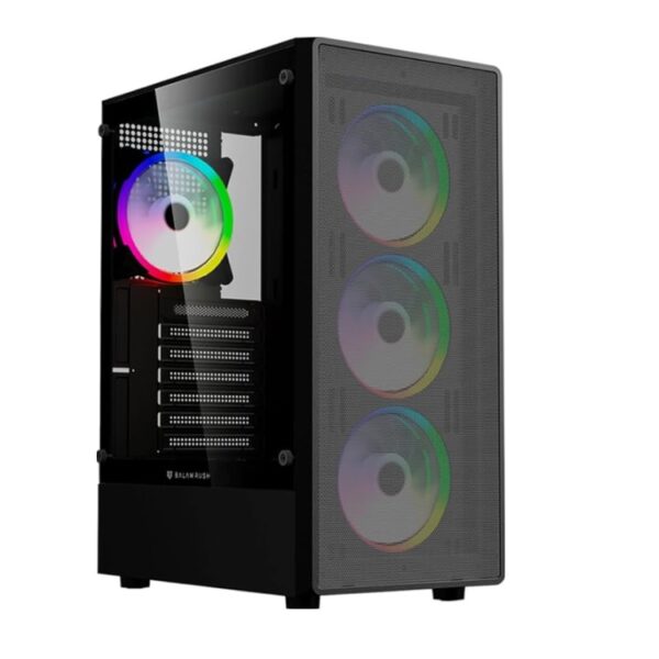 Gabinete Balam Rush Dragonfly II Mesh GM740 Negro
