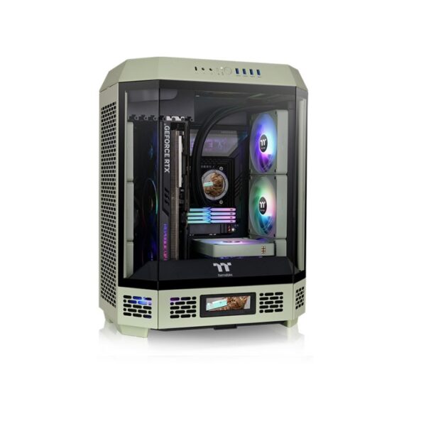 Gabinete Thermaltake The Tower 600 Mid Tower Matcha Green Verde ATX CA-1Z1-00MEWN-00
