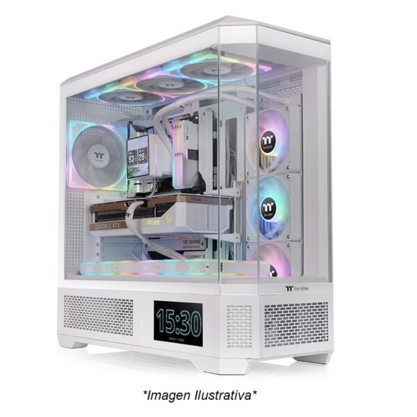 Gabinete Thermaltake View 600 TG Full Tower Snow Blanco E-ATX CA-11H-00F6WN-00