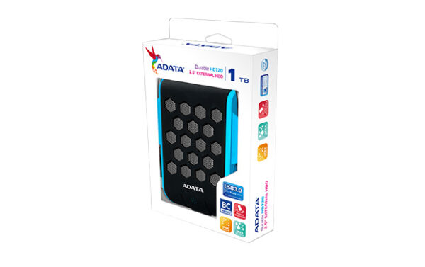 HD Ext 1TB Adata 2.5  USB 3.0 HD720 Contra Agua y Golpes Azul AHD720-1TU31-CBL