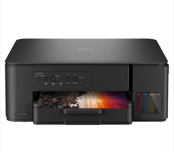Multifuncional Brother DCPT430W tinta continua Color InkBenefit  USB WiFi 2.4 GHz/5 GHz 27 ppm
