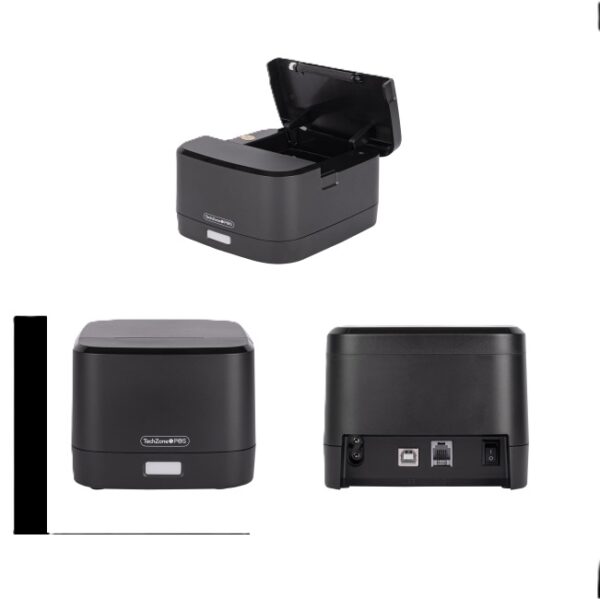 Impresora Termica Techzone POS 58mm Interface USB/RJ11 Compatible con Windows MacOS LINUX Android Sensor faltante de papel