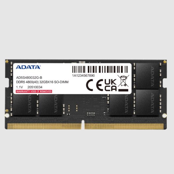 Sodimm ADATA 16GB DDR5 5600Mhz AD5S560016G-S