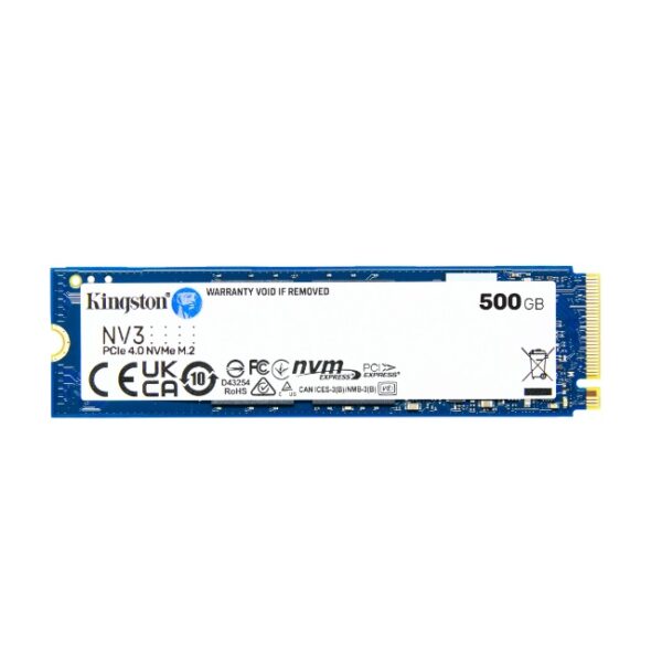 SSD M.2 2280 NVMe/PCIe 500GB Kingston NV3 PCIe 4.0 5000MB/seg SNV3S/500G