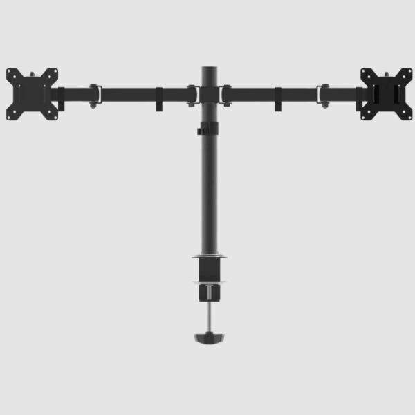 Soporte de escritorio Naceb para 2 monitores10 pulg a 32 pulg hasta 20kg modelo NA-0211 color Negro