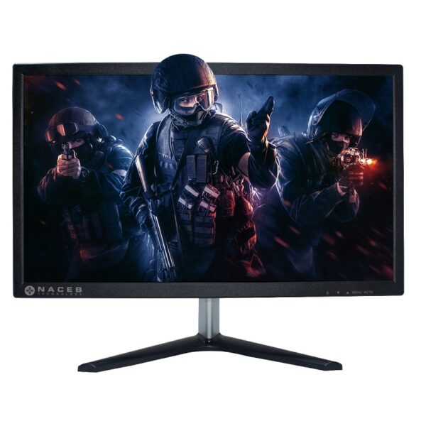 Monitor Naceb modelo NA-627 LED 19.5 pulg 1600x900 HDmas 60Hz  HDMI color Negro