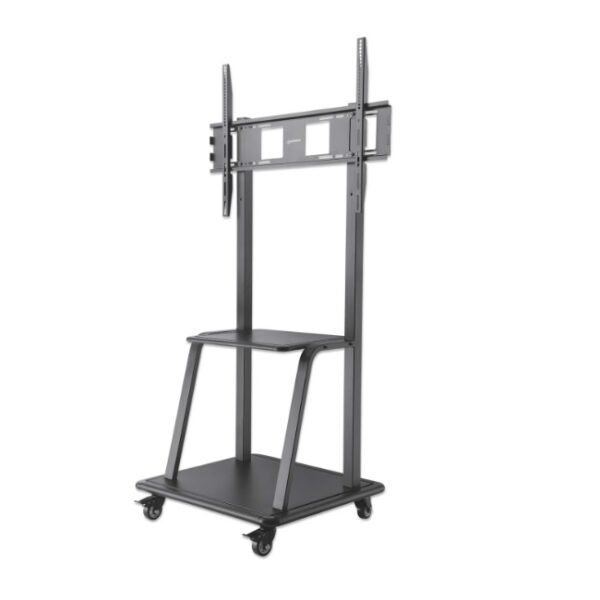 Soporte Manhattan para TV 37 a 100 pulgadas 150KG tipo carro alta resistencia Negro