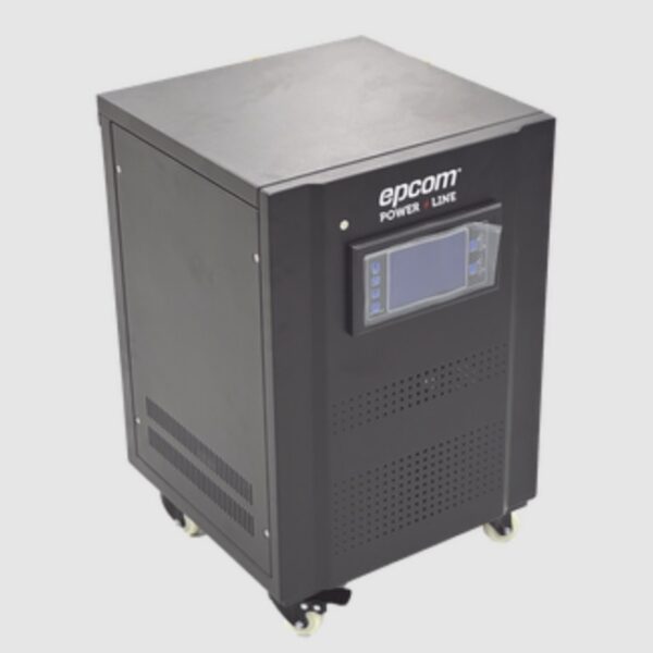 Regulador de voltaje Epcom Industrial Bifasico 5 kVA/5 kW 220 V / Entrada 176-264 V Vca / Salida 215.6-224.4 Vca