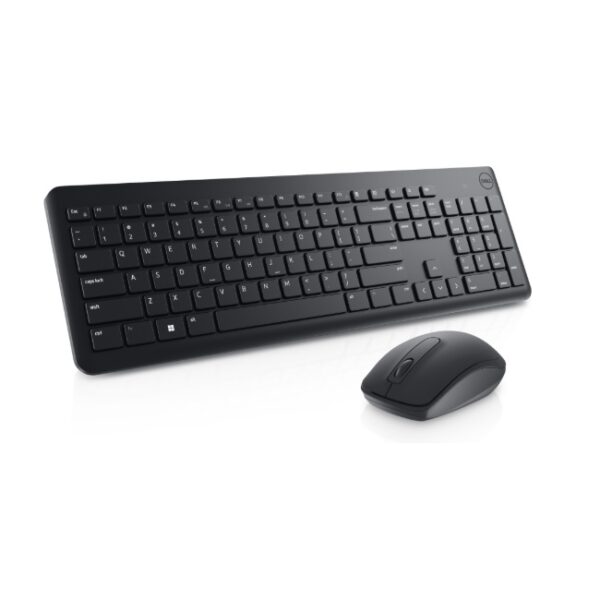 Kit de Teclado y Mouse Dell KM3322W Inalambrico  Español Negro