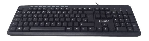 Teclado Naceb alambrico USB modeloNA-0109 color Negro