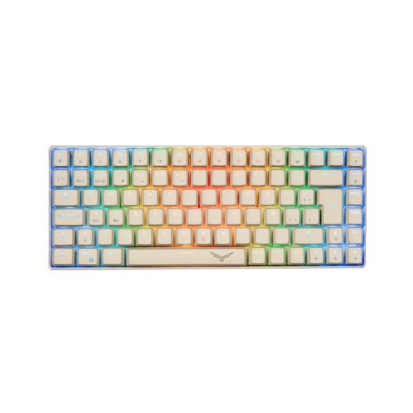 Teclado gamer mecanico Naceb RGB 80% compacto Gris basilisk modelo NA-0970