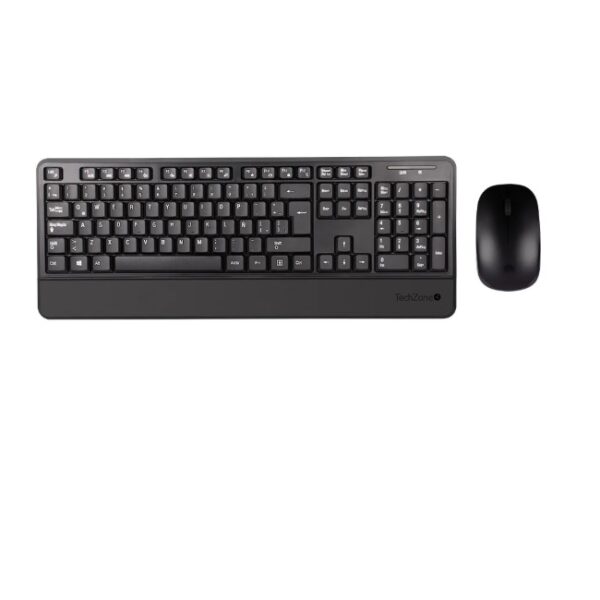 KIT Teclado y Mouse Proof  inalambrico estandar 105 teclas negro