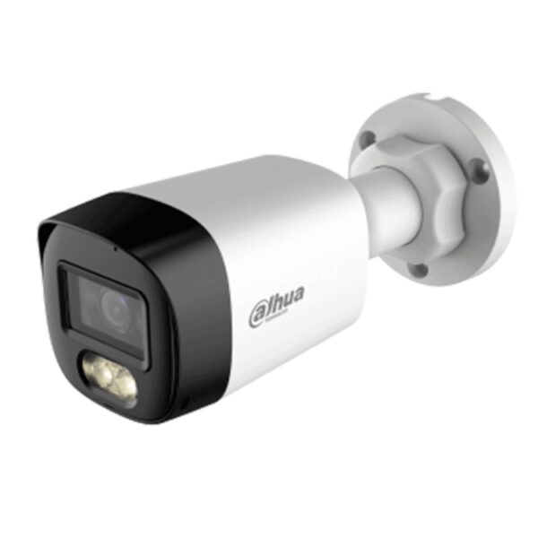 Camara Dahua DH-HAC-HFW1500RLN-IL-A-S3-DIP bullet 5 mpx lente 2.8mm 106 Grados de Apertura/ 20 Metros de IR y Luz Visible/ Ip 67 / microfono integrado