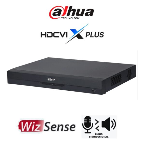 Dvr Dahua DH-XVR4232AN-I/T De 32 Canales de 1080P  Lite WizSense/ HDCVI X PLUS/ Audio Bidireccional/ H.265+/ Codificación IA/ 2 Bahías de DD