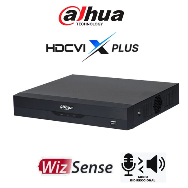 DVR Dahua DH-XVR5116HE-I3/T 16 canales 5mpx lite con WizSense/ Audio Bidireccional/ Soporta 16 Canales HDCVI o Hasta 24 Canales IP/ Reconocimiento Facia