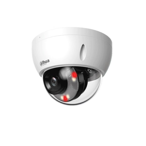 Camara Dahua DH-IPC-HDBW2649E-S-IL Ip Domo Antivandalica de 6 Mpx  Lente de 2.8mm Ir 30 Metros de Iluminador Dual Inteligente+Full Color
