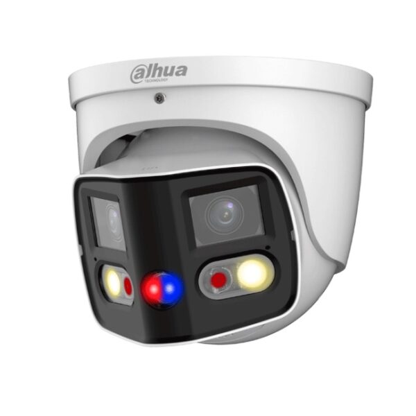 Camara Dahua DH-IPC-PDW3849-A180-AS-PV IP 2x4 MP 180 gds IR 25 m LED 20 m  ranura de micro sd microfono y altavoz IP67
