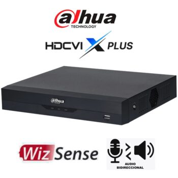 DVR DAHUA DH-XVR5108HS-I3-T 5MP Lite WizSense HDCVI X PLUS Audio Bidireccional 8 Ch + 4 IP o 10 Ch IP 2 Ch Reconocimiento Facial y 4 Ch Prot Perimetral SMD Plus y AcuPick Comp Dolink