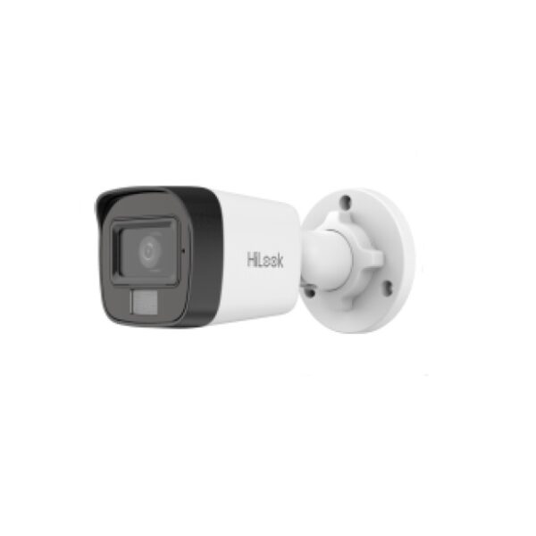 Camara Hilook by Hikvison IP Bullet 4 mpx Ir 20 Mts  + 15 mts Luz Blanca  Lente 2,8 mm  Angulo de visión 104in Audio Integrado  Acusense Lite / Exterior IP67