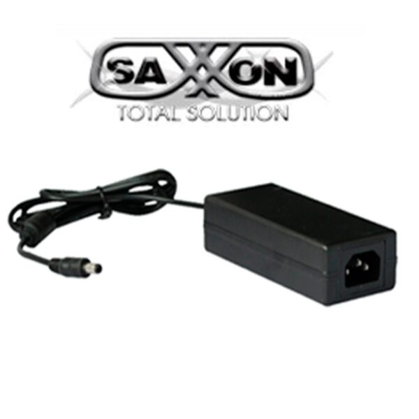 SAXXON PSU1204-D FUENTE DE PODER REGULADA/ 12V DC/ 4.1 AMP/ CERTIFICADA UL/  CABLE DE 1.2 MTS