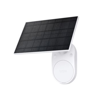 Panel solar de carga Tapo A201 voltaje máximo carga 5.2V potencia máxima de carga 2.5W IP65 con base ajustable compatible con Tapo C410, C420, C425 y más.