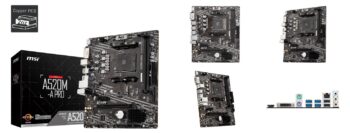 Tarjeta madre MSI A520M-A PRO socket AM4 2xDDR4 HDMI DVI-D Micro ATX