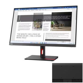 Monitor Lenovo Thinkvision 27 Pulg 1920*1080   IPS display WLED Anti-glare 16:9 100Hz HDMI/VGA